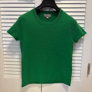JCrew Green Cashmere Shirt Size Small